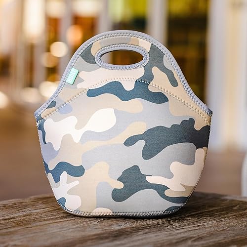 Miniatura 2 de BUILT Gourmet Getaway - Bolsa de almuerzo de neopreno suave, ligera, aislada, reutilizable, para el trabajo, la escuela y los viajes, talla única,