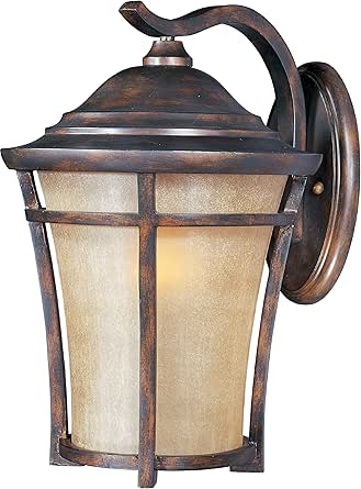 Maxim Balboa VX-One Light Outdoor Wall Mount in Transitional Style Made with Vivex Material for Coastal Environments