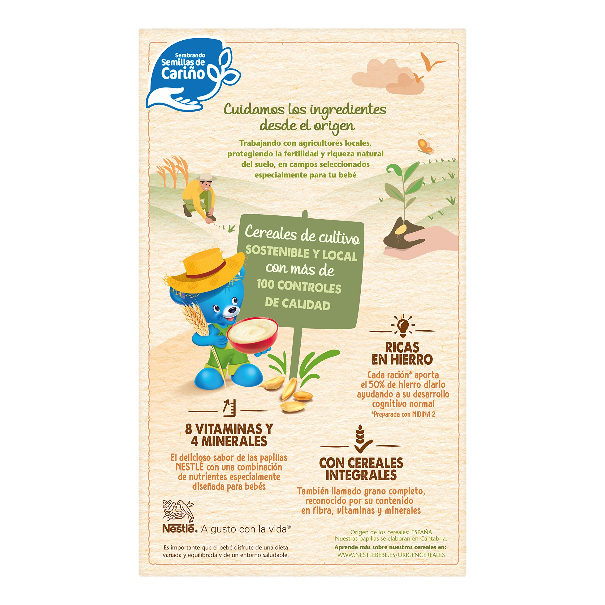 Nestle Papilla 8 Cereales, 725 g