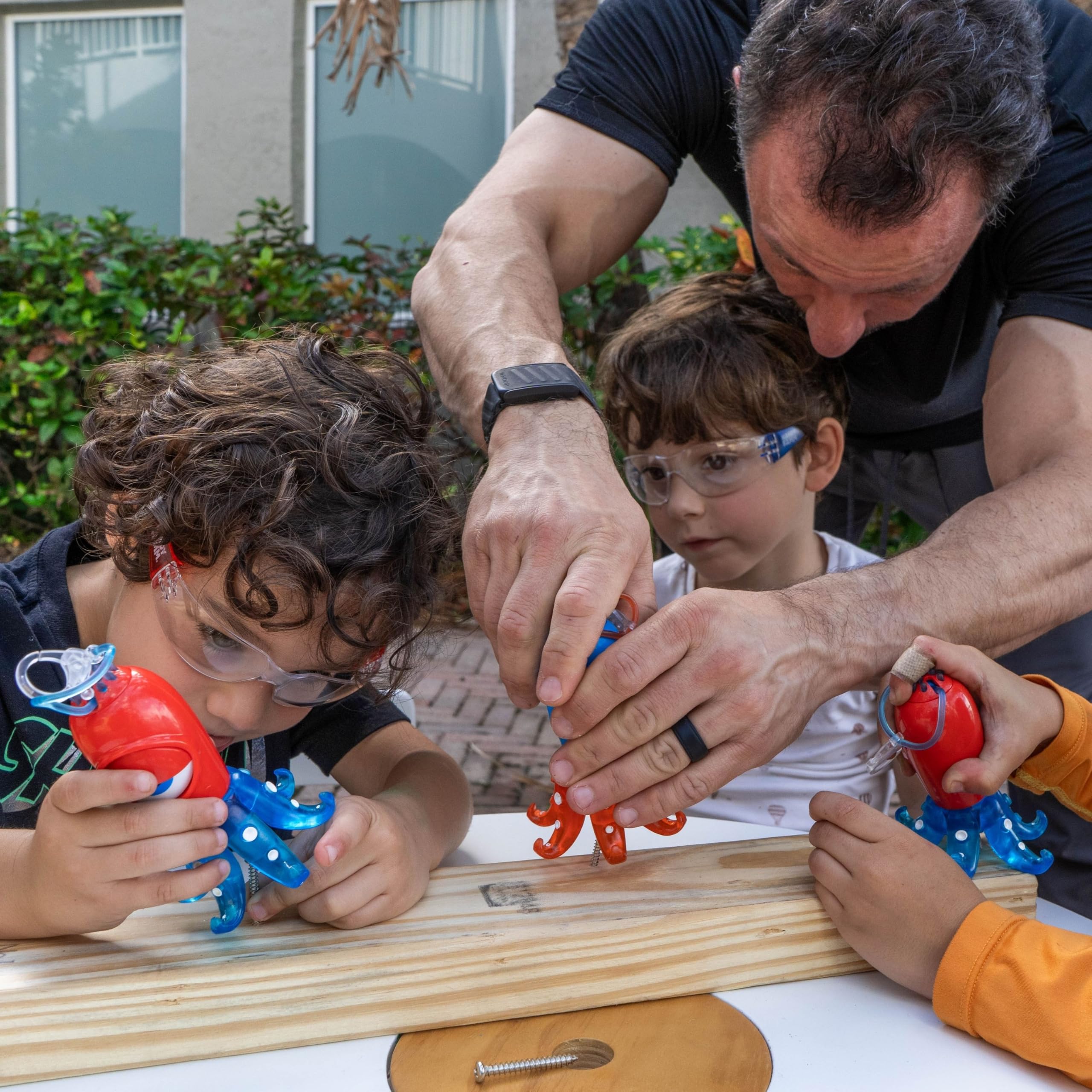 Handy Famm Gafas de seguridad para niños, gafas protectoras ligeras y resistentes a los arañazos para niños