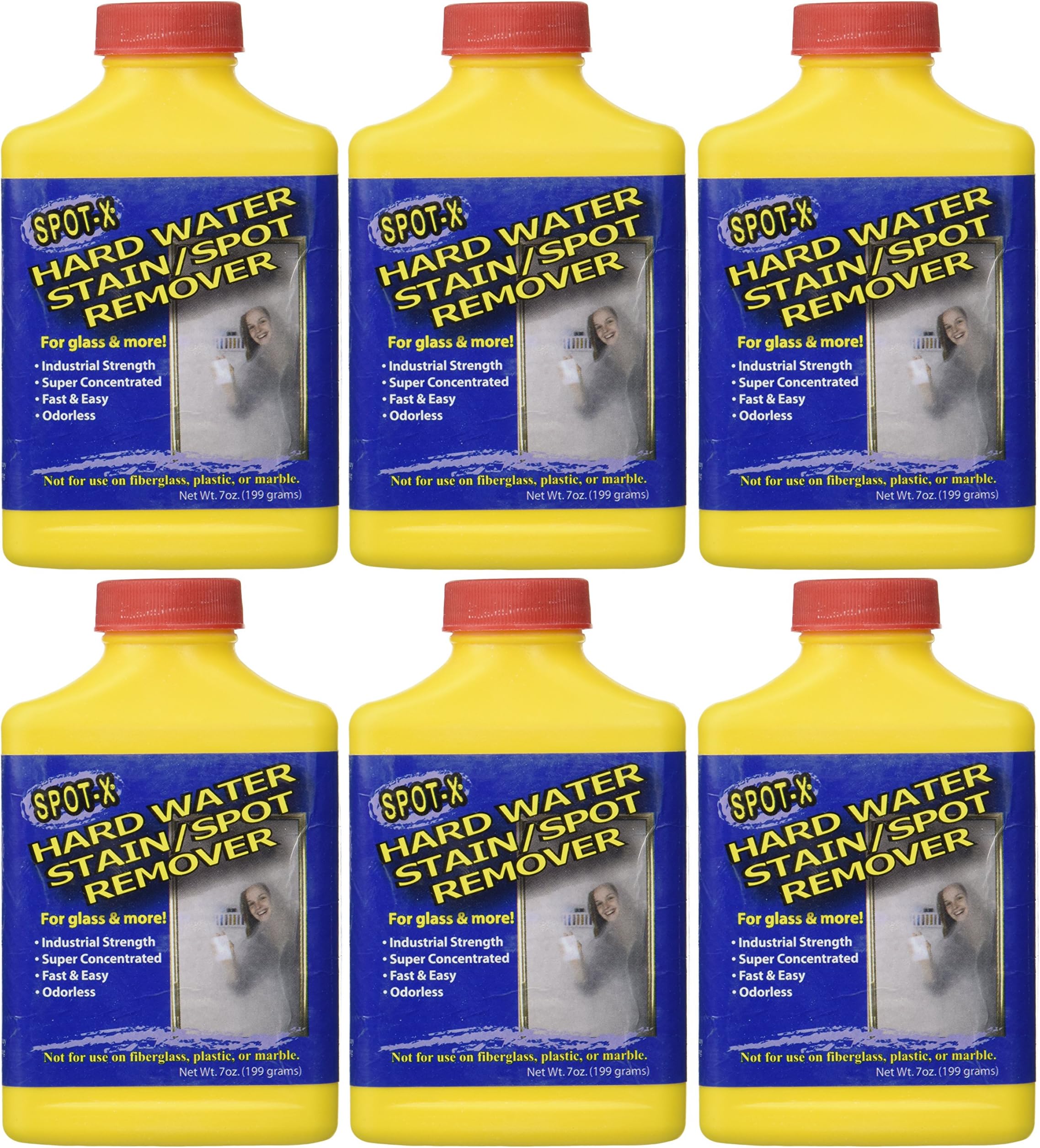 Spot-X Hard Water Stain/Spot Remover - 7 Ounces, 6-Pack