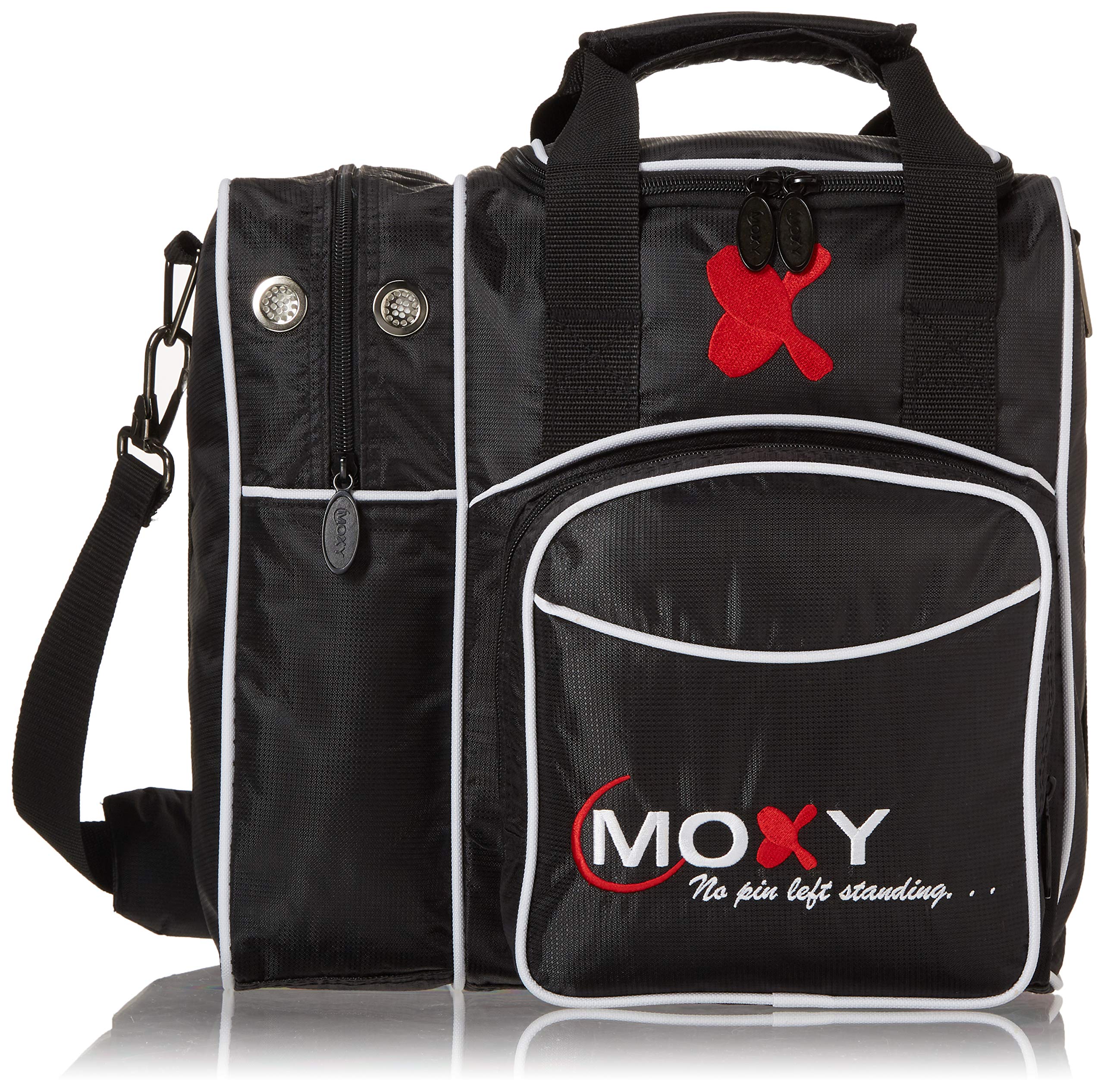 MoxyDuckpin Deluxe Tote Bowling Bag- Black