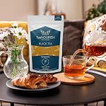 TeaNOURISH English Breakfast Black Tea | Rich, Robust & Full Bodied Loose Leaf Tea | Refreshing & Aromatic Assam Tea | Freshly Sourced Direct From Origin - 3.53oz/100g