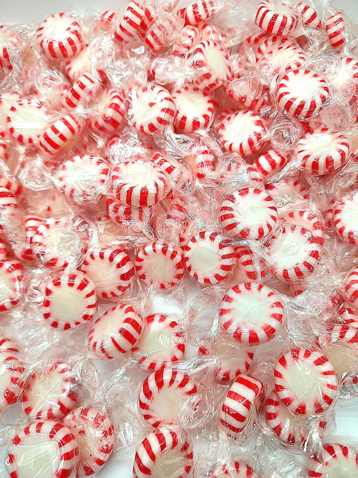 Starlight Peppermint Mima's Summer Mega Sale Candy Bulk - 1 Pound Refreshing Peppermints in Bulk Individually Wrapped - Mints Individually Wrapped Hard Candy Bag