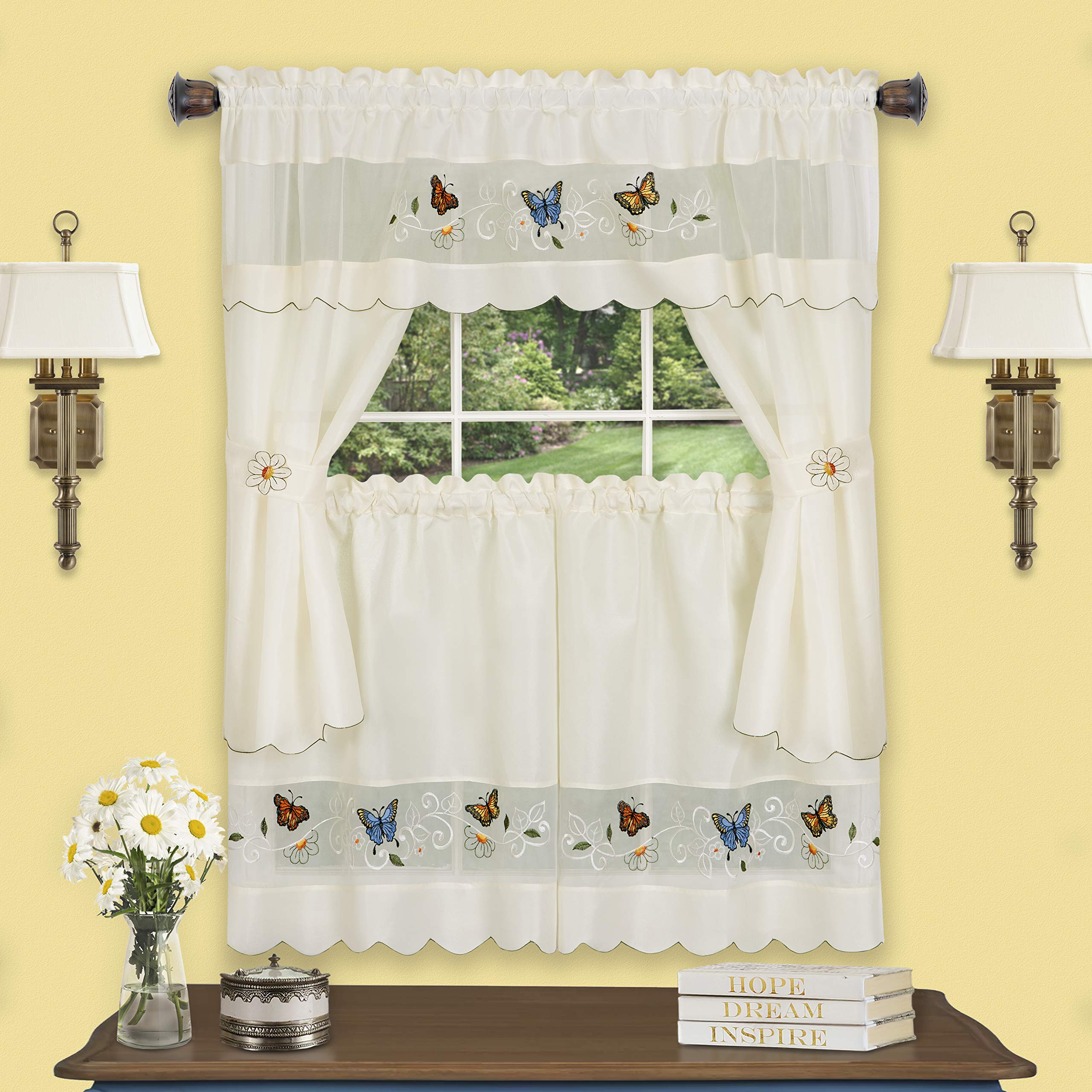 Achim Home Furnishings Daisy Meadow - Embellished Cottage Set - 58x36