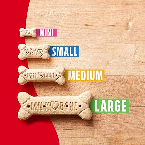 Miniatura 3 de Milk-Bone Original Dog Treats Galletas para Perros Grandes, 10 Libras (El Embalaje Puede Variar)