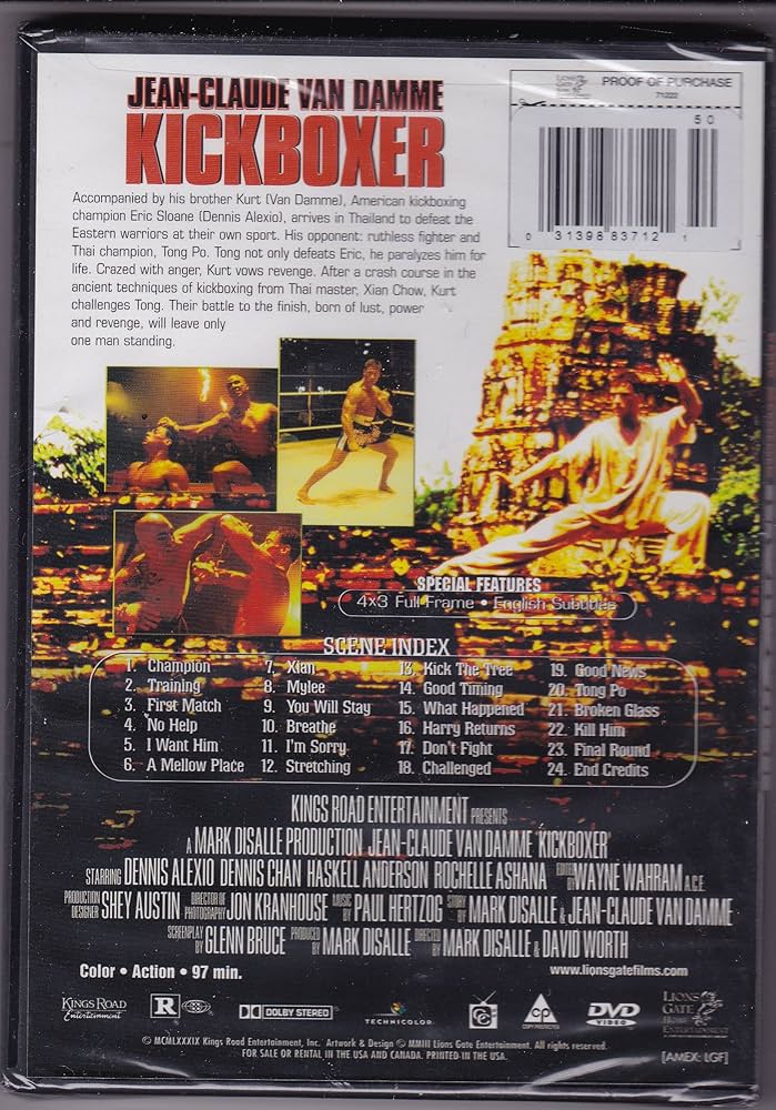 Kickboxer [DVD] [1989] [Region 1] [US Import] [NTSC]: Amazon