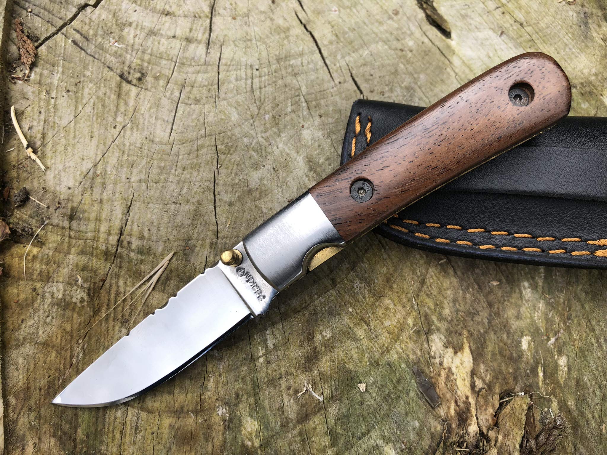 Perkin Cuchillo de Bolsillo de Supervivencia Cuchillo Plegable Cuchillo de Caza Camping al Aire Libre FN1920
