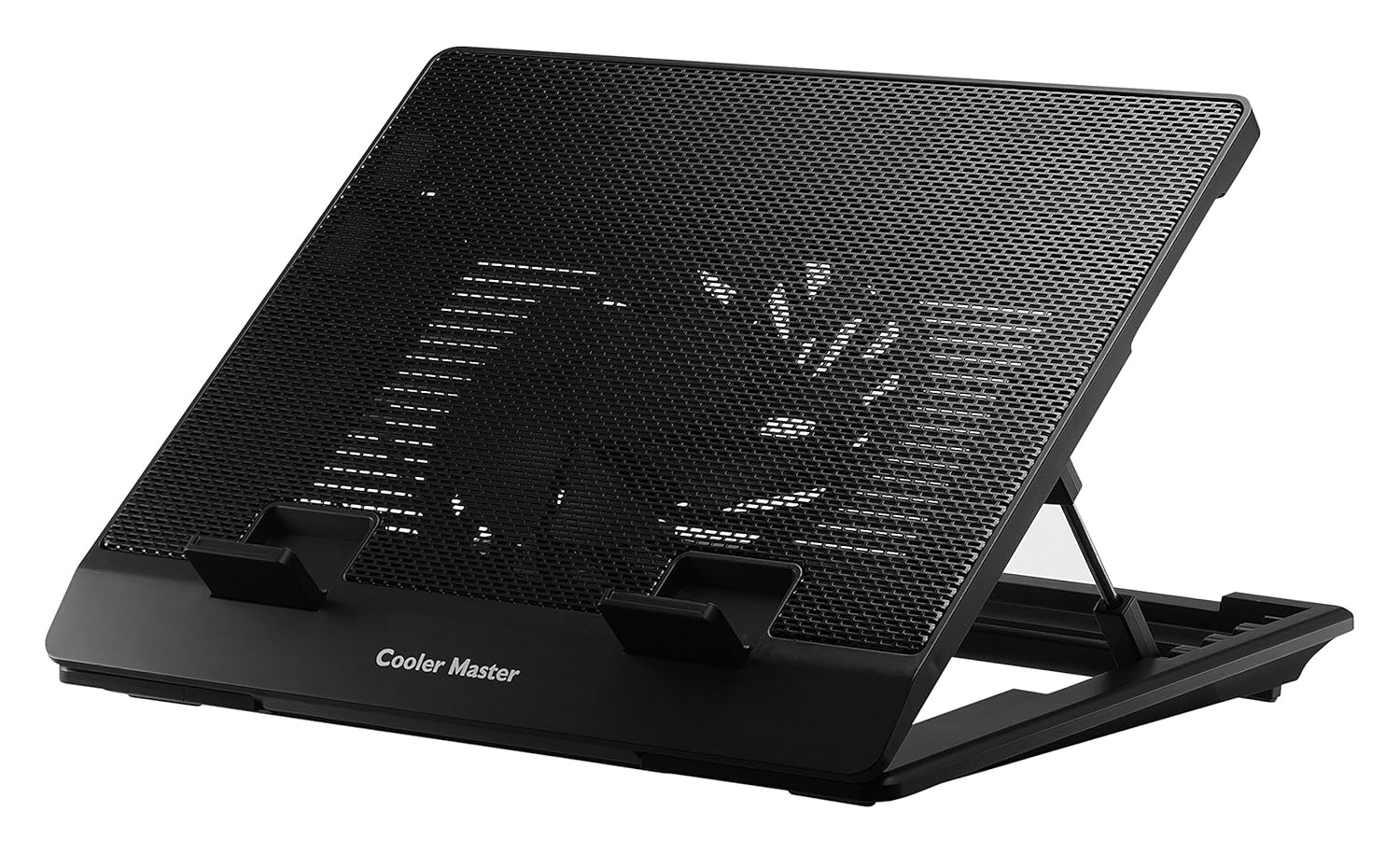 Cooler Master Notepal Ergostand Lite Adjustable Laptop Cooling Pad with 5 Level Settings and