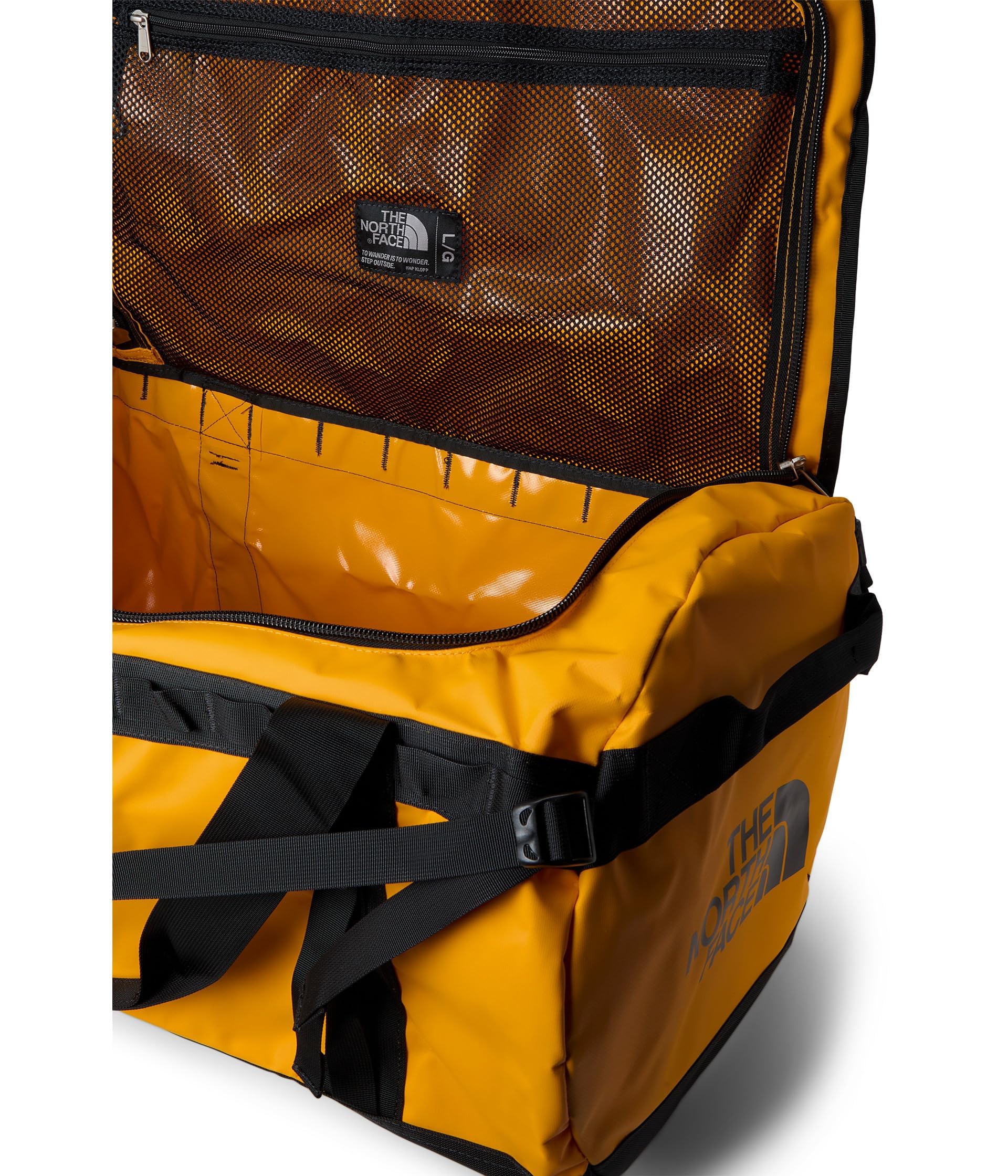 THE NORTH FACE NF0A52SB4WP1 BASE CAMP DUFFEL - L Sports backpack Unisex Adult Summit Gold-TNF Black-N Tamaño OS