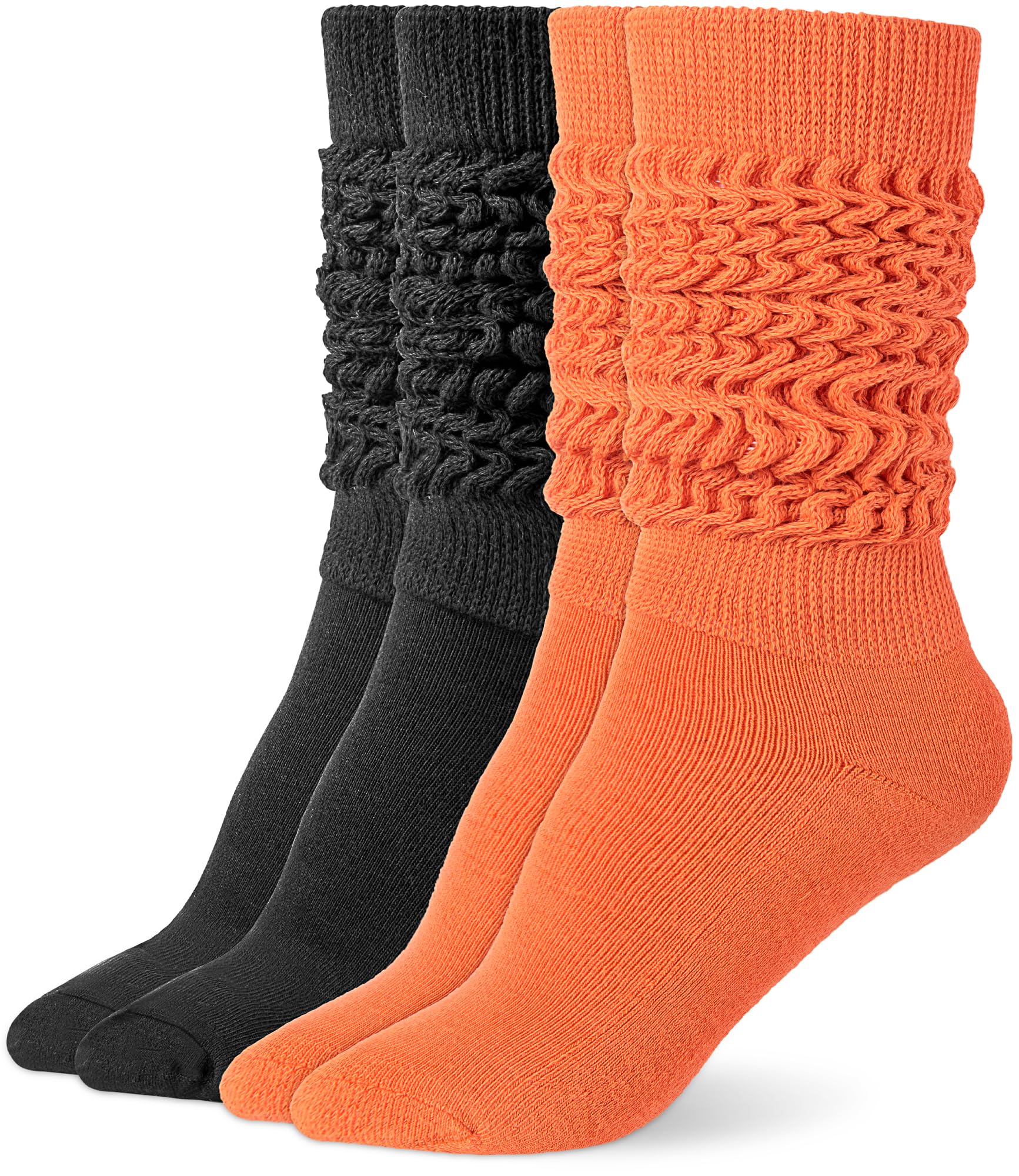 HONGTEYA Slouchy Socks for Women Knee High Boot Socks Scrunch Leg Warmers Soft Cozy Valentines Day Gifts for