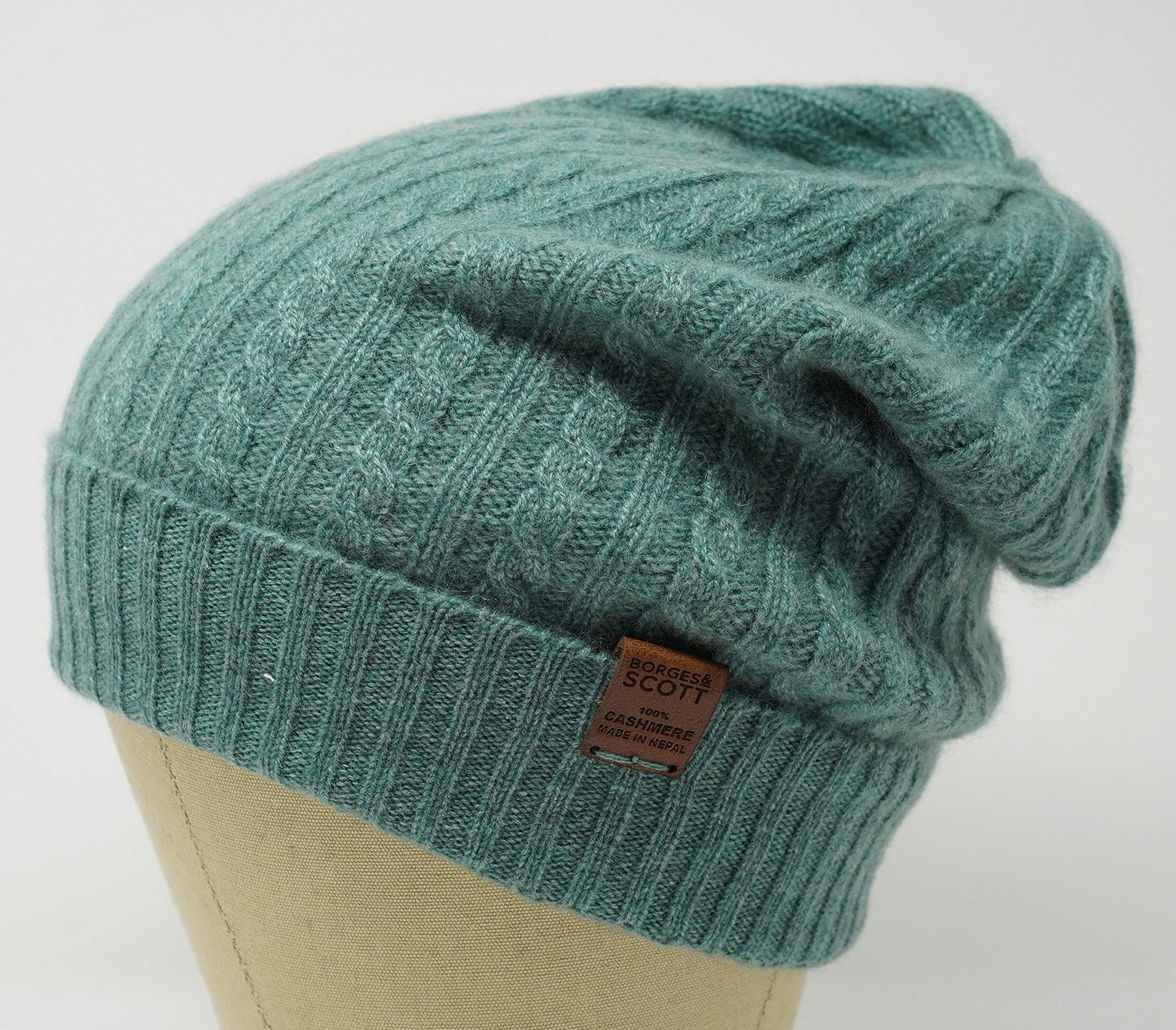 BORGES & SCOTT Gorro Whistler - 100% Cachemir - Hecho en Nepal