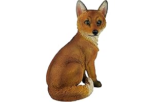 Enchanting Woodie Woodland Fox Statue: A Touch of Wildlife Grace for Your Lawn