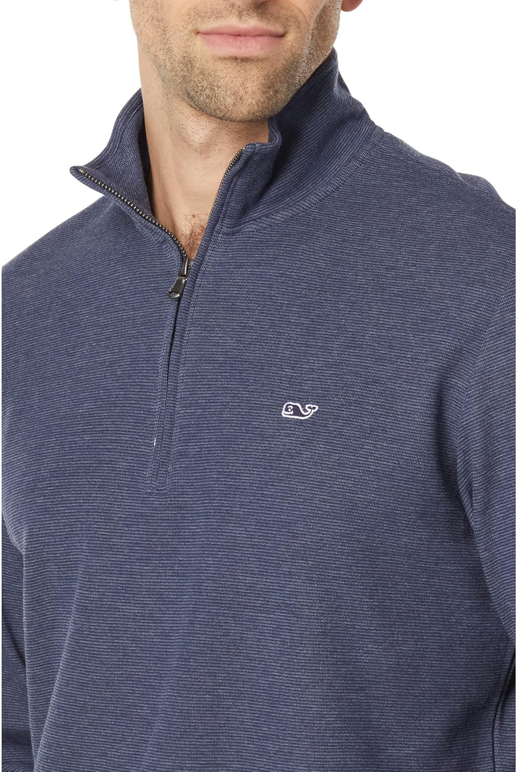 Vineyard Vines Men's Saltwater Quarter-Zip Pullover Sweater - Image 4