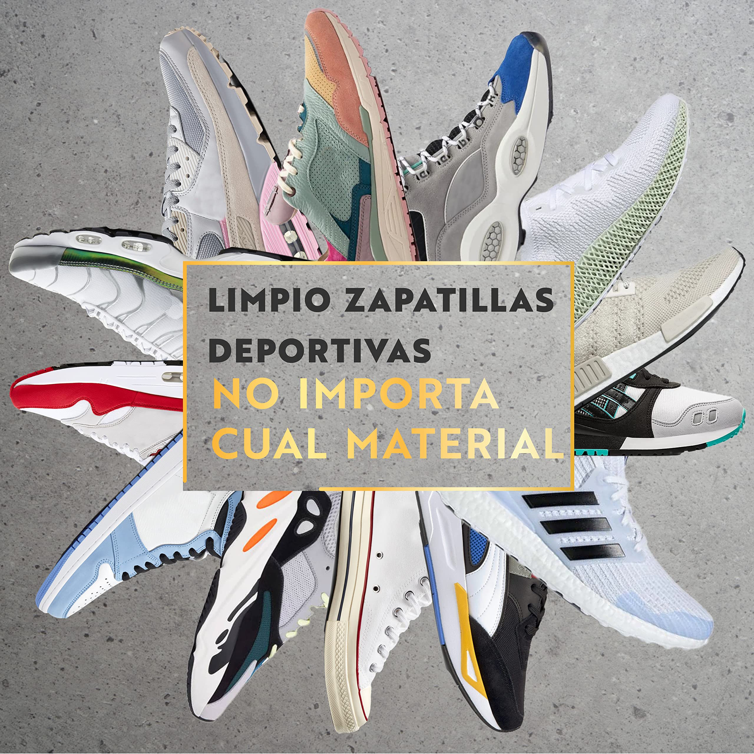 Canzt Black Box – Kit limpieza zapatillas premium con limpiador de zapatillas, toallitas, desodorante, cepillos y paño de microfibra para cuero, ante, nubuck y textil