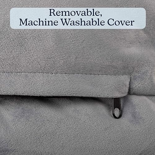 Miniatura 5 de PETMAKER Cama ortopédica para perros, sofá cama para perros de 42 pulgadas con cojín envolvente de apoyo y funda extraíble lavable, cama extragrande