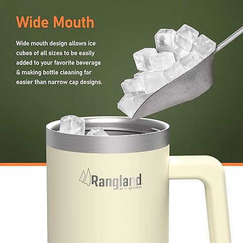 Miniatura 8 de Vaso de 40 onzas a prueba de fugas con asa y bolsa de transporte, botella de agua aislada a prueba de derrames con tapa deportiva para popote y