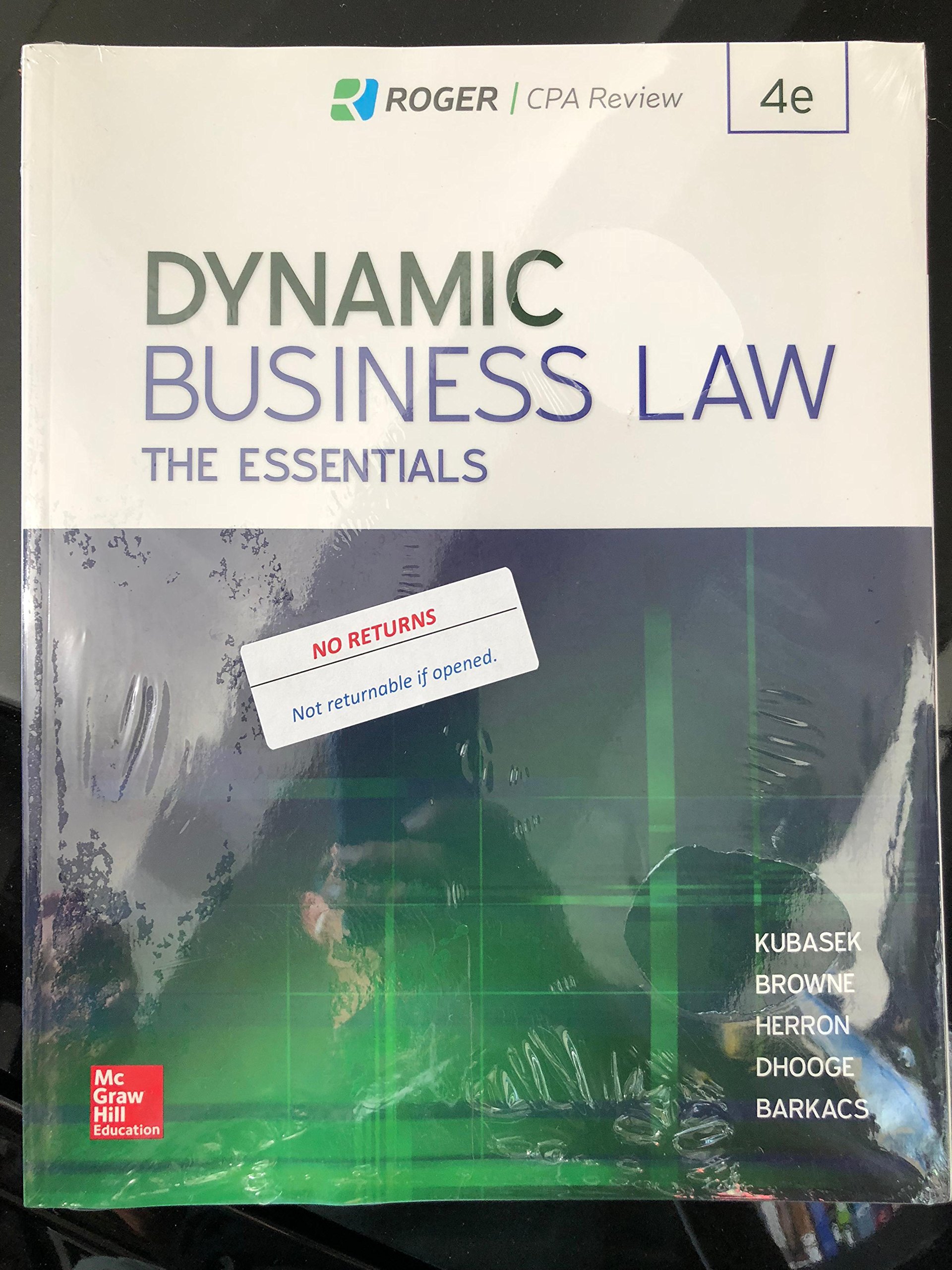 Dynamic Business Law: The Essentials