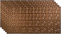 Vista 28 de FASÄDE Panel de techo adhesivo de vinilo decorativo de estilo/patrón tradicional 1 de 2 pies x 4 pies en fantasía de cobre (paquete de 5)