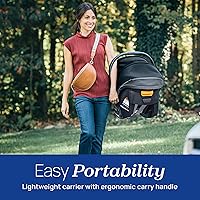 Vista 8 de Chicco KeyFit Max ClearTex Asiento y base de automóvil para bebés, asiento orientado hacia atrás para bebés de 4 a 30 libras, soporte para cabeza