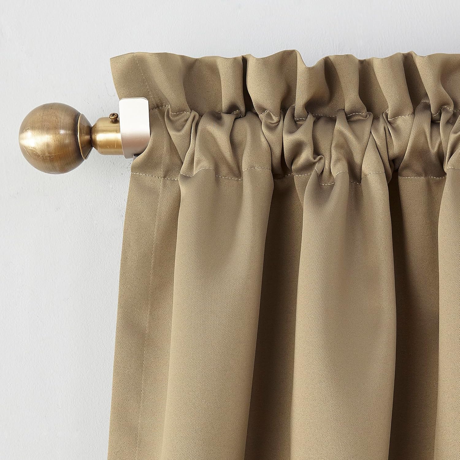 Sun Zero Barrow Energy Efficient Rod Pocket Curtain Panel Pair