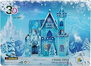 AI4S, Ice and Snow Castle Puzzle, Paper Foam Puzzle, Lx-1007