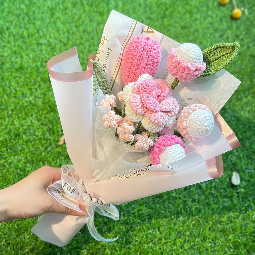 jo ページ かぎ針編み 毛糸の花束 枯れない花束 【カラフルブーケ】 jo ページ かぎ針編み 毛糸の花束 枯れない花束 【カラフルブーケ】 jo