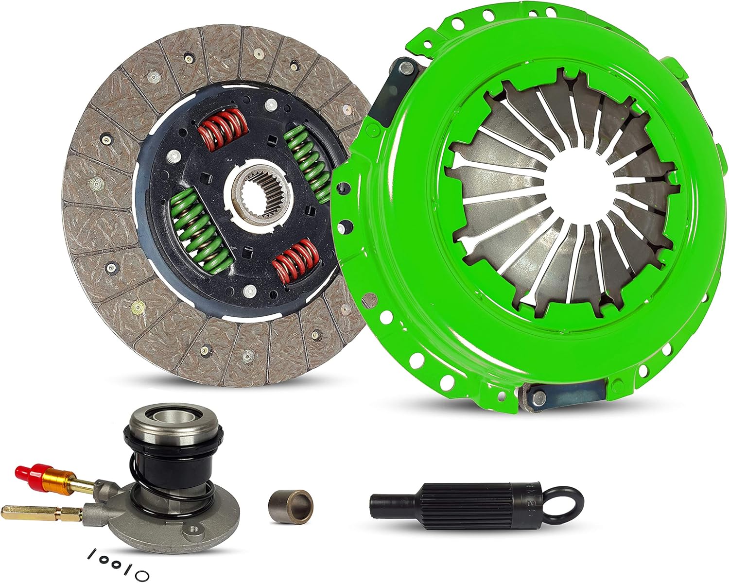 Clutch And Slave Kit Works With Chevy S10 Gmc Sonoma Isuzu Base LS SL SLS SLE XS Xtreme 1996-2001 2.2L l4 GAS OHV Naturally Aspirated (Stage 1)