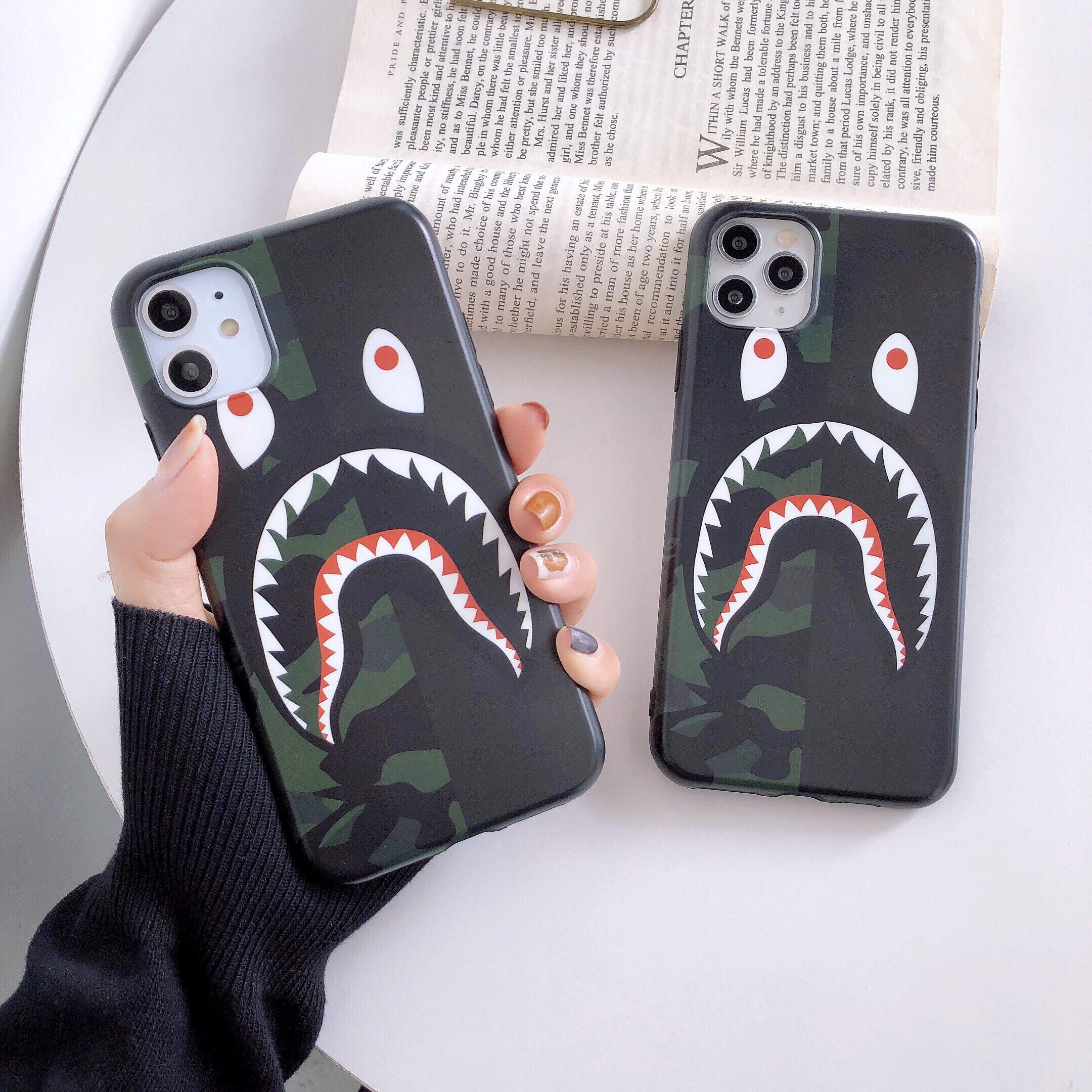 Yooke Iphone 11 Street Fashion Shark Face Soft Case Imd Yooke Iphone 11 Street Fashion Shark Face Soft Case Imd