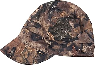 Lapco Lap CC-7 1/8 6-Panel Welder's Caps, 100% Cotton, 7 1/8", Camo