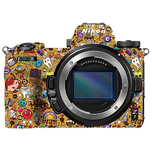 WRAPTURE. Premium DSLR Camera Scratchproof Protective Skin for Nikon Z7 - No Residue Removal, Bubble Free, Scratch Resistant, Stretchable, HD Quality Printed - HDCS-NIKZ7-014