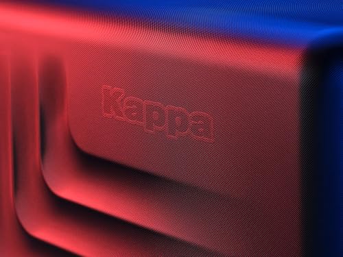 Kappa Large Trolley Suitcase - Hard Shell, 360° Wheels, TSA Lock, Black Travel Luggage - Spacious Check-in Case - 4
