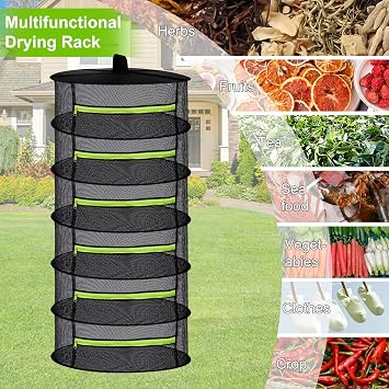 Drying Net Herbs, 6-Layer Herb Dryer Hanging