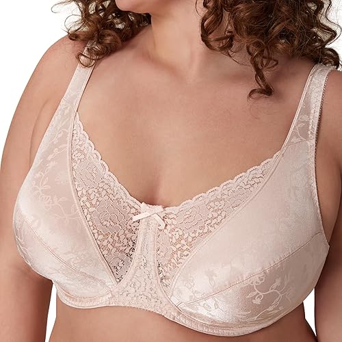 Miniatura 3 de Playtex Secrets Love My Curves Signature Floral Underwire - Corpiño de cobertura completa #4422