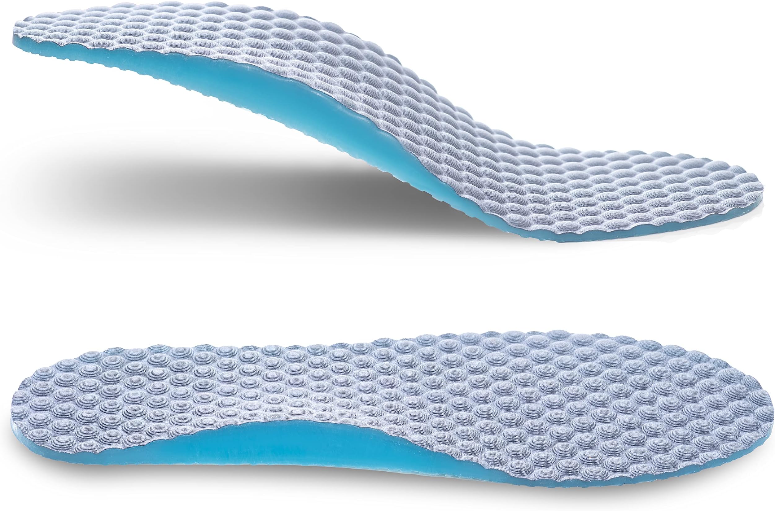 GELRIDE ArchCare Massaging Gel Arch Support Insoles for Flat Feet, High Arch, Foot Pain and Plantar Fasciitis Relief - Made in India (Pack of 2 Pairs, Regular (9-12 UK))