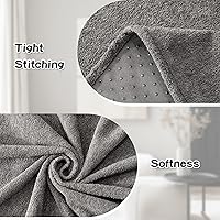 Vista 5 de MYSKY HOME Funda seccional para sofá para perros, 2 piezas de fundas para sofá en forma de L, funda para sofá lavable, protector de muebles, funda