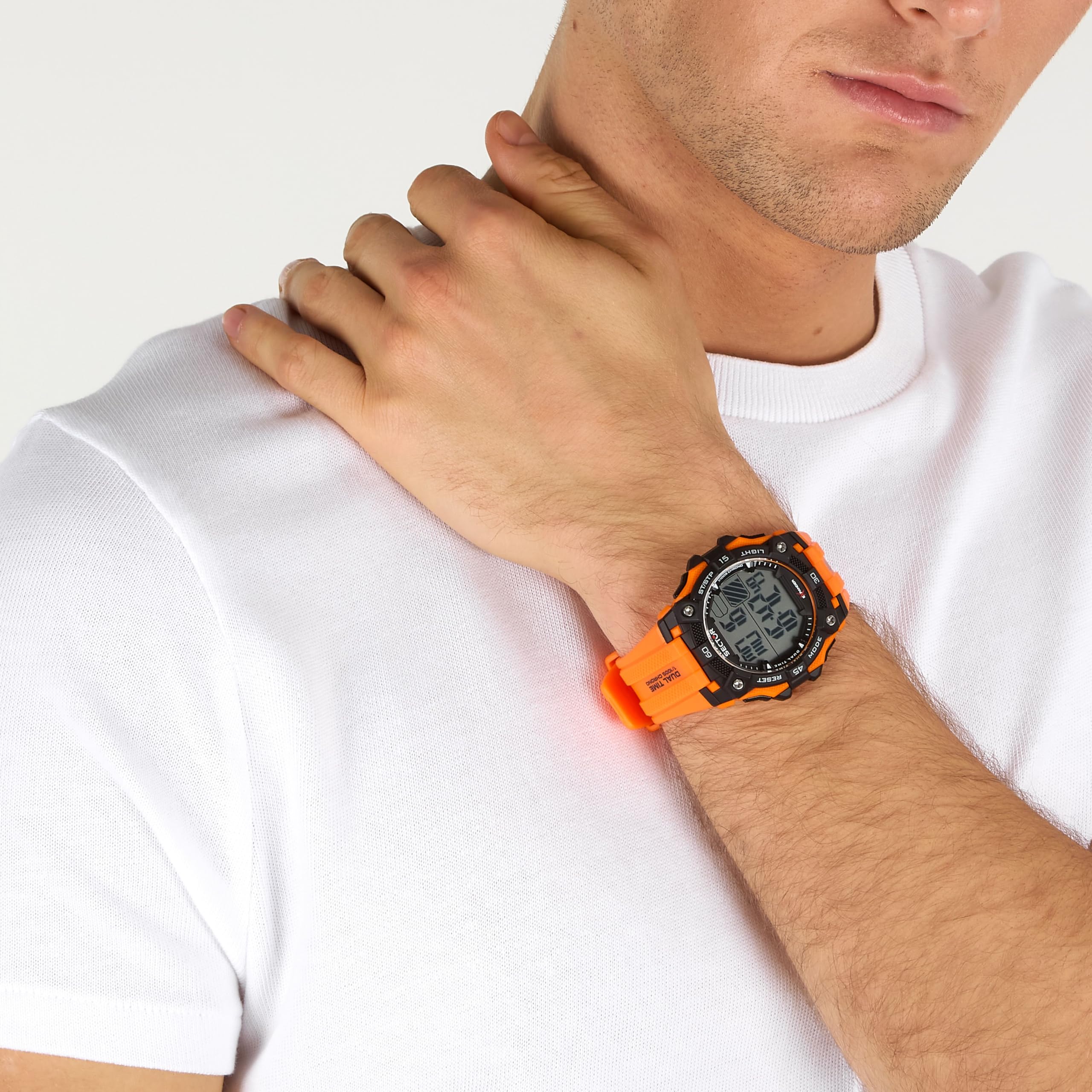 Sector No Limits Orologio Uomo, Digitale, 49 mm, Silicone, Collezione EX-51