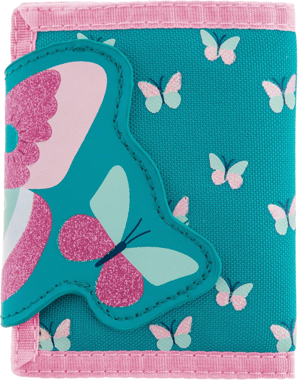 Stephen Joseph, Unisex Kids Toddler Wallet, Butterfly Floral - Image 3