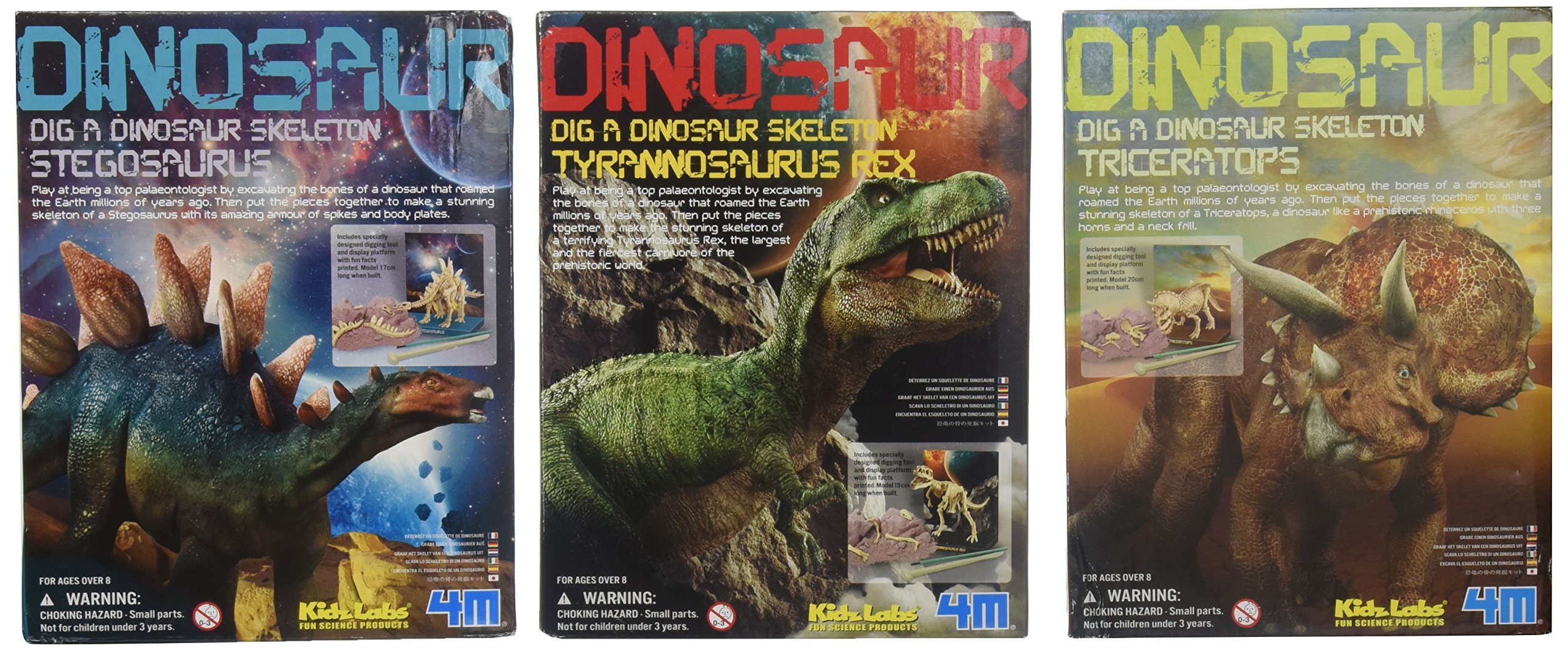 4MDig A Dino Excavation Kit 3 Pack