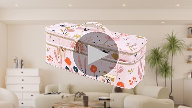 Double-Layer Carrying Case For Shark FlexStyle/Dyson Airwrap Styler And Attachments