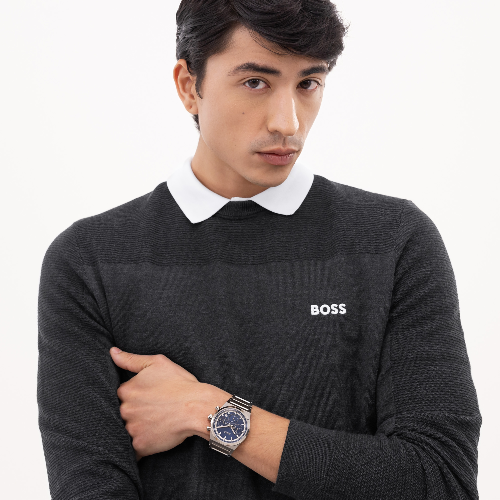 Hugo Boss Candor Chrono Orologio Cronografo Verde Scuro/Argento con Cinturino in Acciaio Inossidabile (1514220) a € 246,52 (oggi) | Migliori prezzi e offerte su