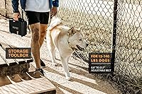 Vista 4 de PATPET Collar de choque para perro con control remoto de 3/4 millas de alcance, incluye collar E recargable impermeable, collar de choque