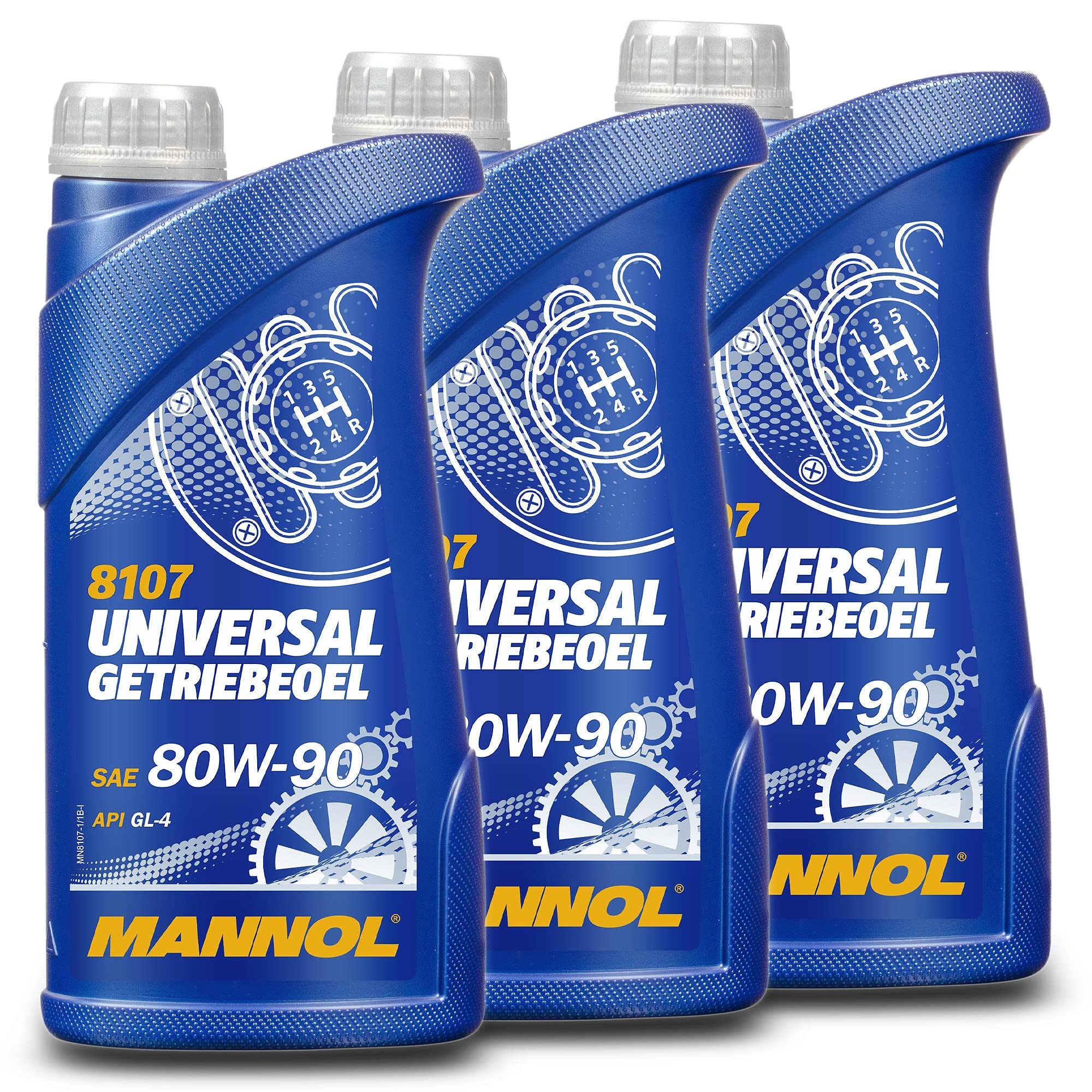 3 X 1L MANNOL universale getriebeoel 80 W 90/GL 4 schaltgetriebeoel