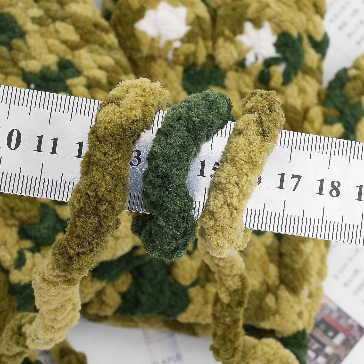 Crafted By Catherine Blanket Multi Yarn - 4 Pack (213 Yards Each Skein), Baby Blue Multi, Gauge 6 Super Bulky