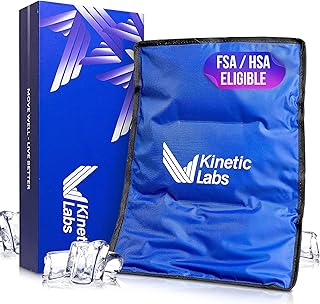 Large Ice Packs for Injuries Reusable - Ice Pack for Back Pain Relief (11x14.5) - Gel Ice Pack for Knee, Shoulder, Back, Hip