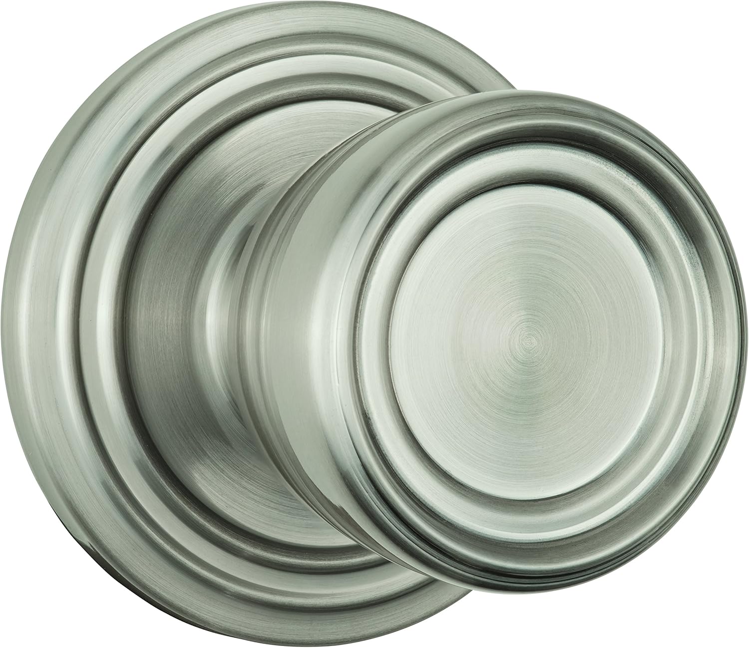 BRINKS - Barrett Push Pull Rotate Bed and Bath Privacy Door Knob, Polished Brass - Door Lock That Opens Hands-Free with a Push, a Pull or by Rotating