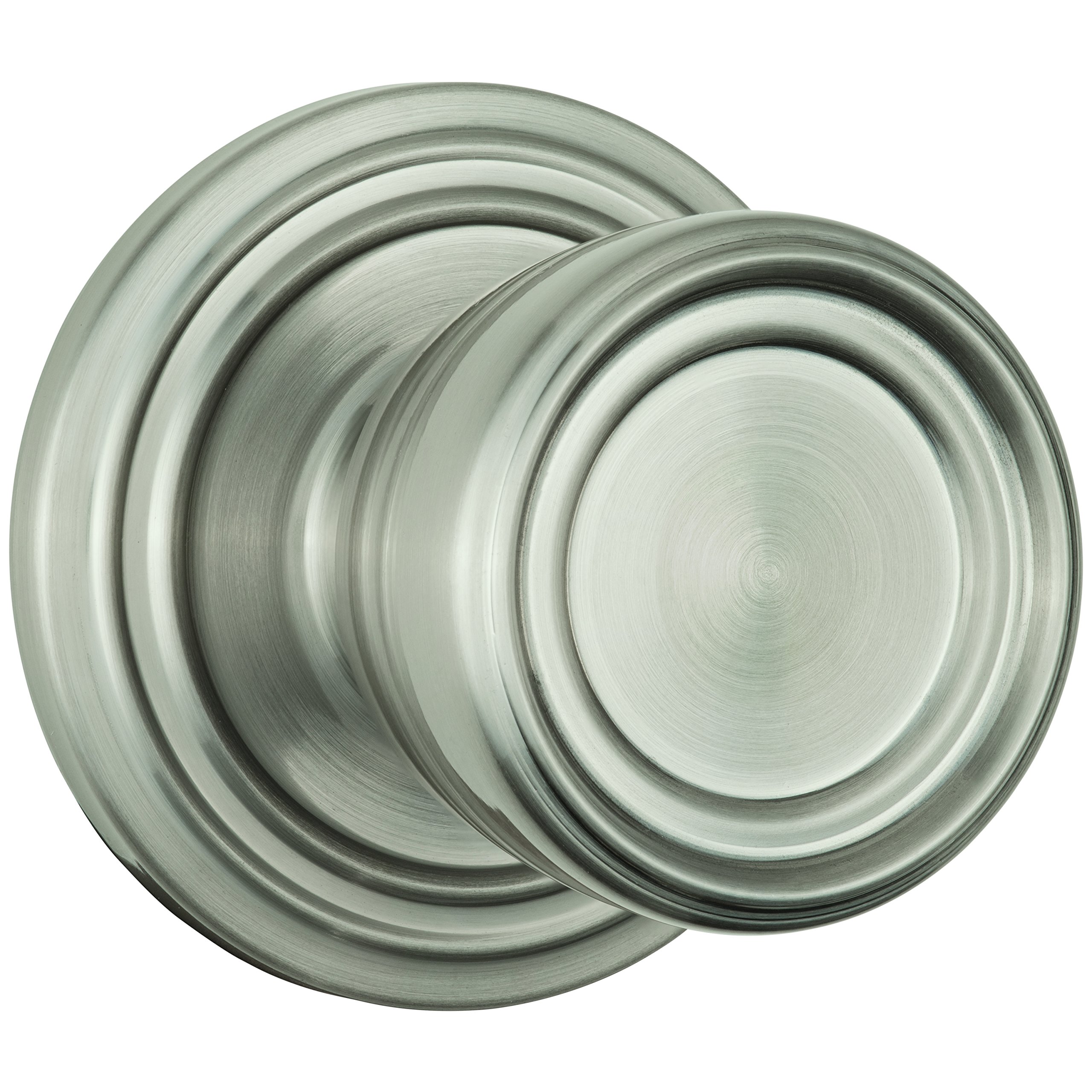 BRINKSHome Security Push Pull Rotate Door Locks 23045-119 Barrett Passage Knob, Satin Nickel by Brinks Home Security Push Pull Rotate Door Locks