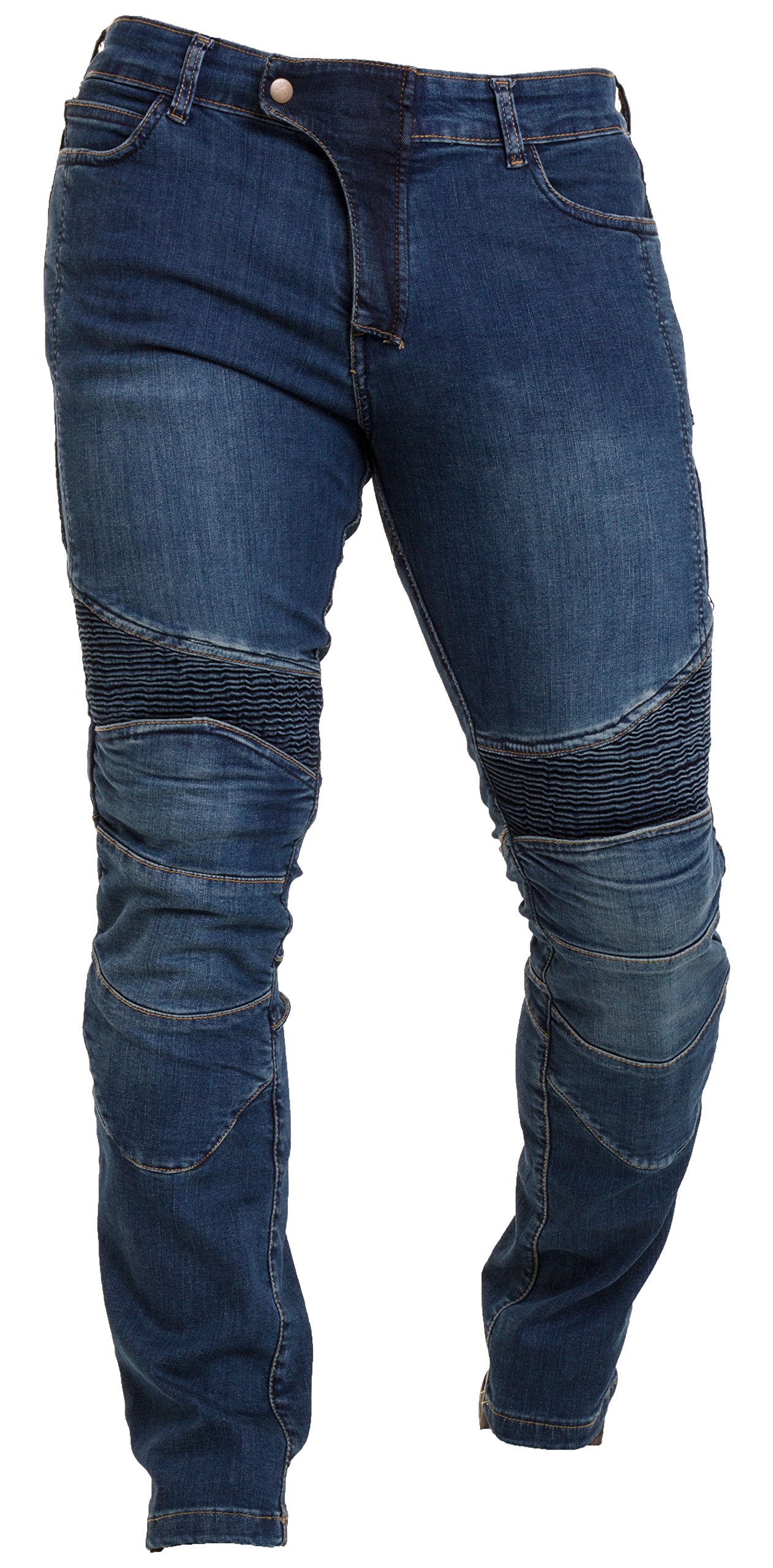 Rider Protec® Men's Motorcycle Jeans Aramid Protective Linning Motorbike Denim Jeans Riding Pants with Removable Armour Biker Trousers for Men