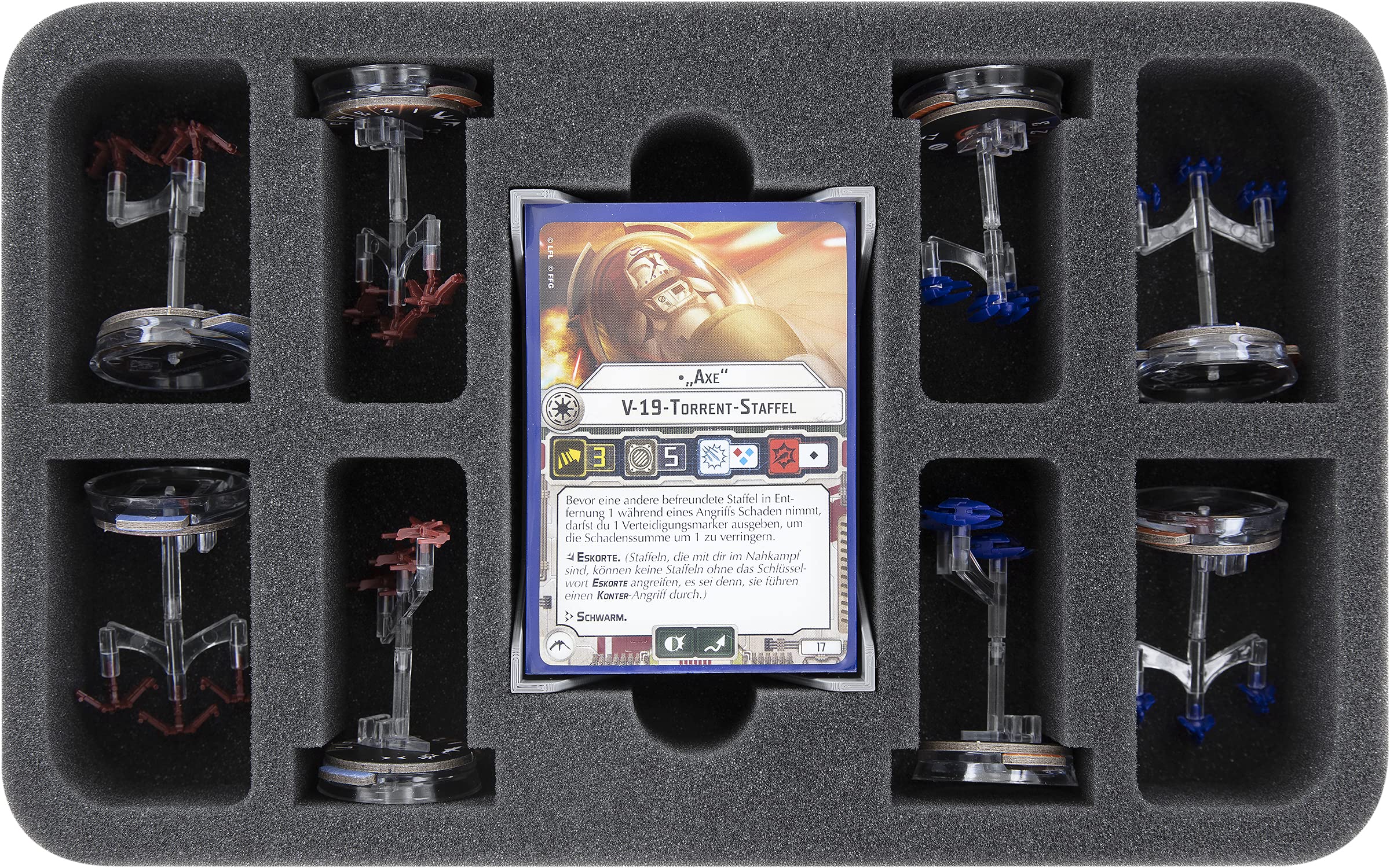 Feldherr HS050A052 Foam Insert Compatible with Star Wars Armada Seasons  Cards