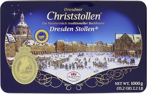 Dresdner Christstollen in Geschenkdose